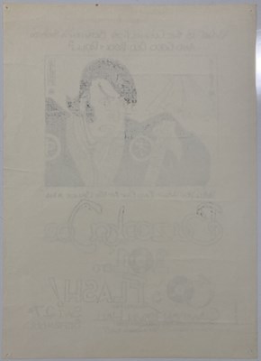 Lot 583 - THE CLASH INTEREST - A RARE POSTER FOR JOE STRUMMER'S '101ERS' CONCERT, 1975.