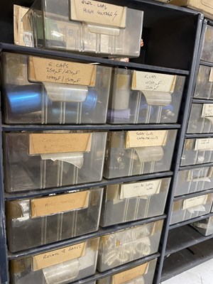 Lot 52 - STRAWBERRY STUDIOS - STRAWBERRY RENTALS COLLECTION - AUDIO PARTS AND SPARES FROM A TOURING ENGINEER.