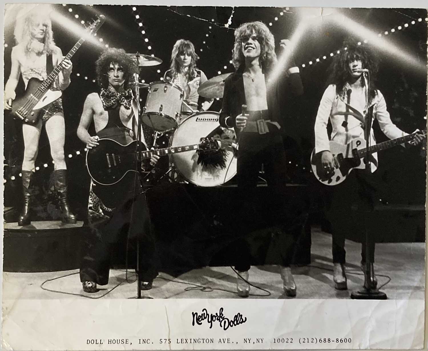 Lot 272 - NEW YORK DOLLS ORIGINAL PROMOTIONAL PHOTO