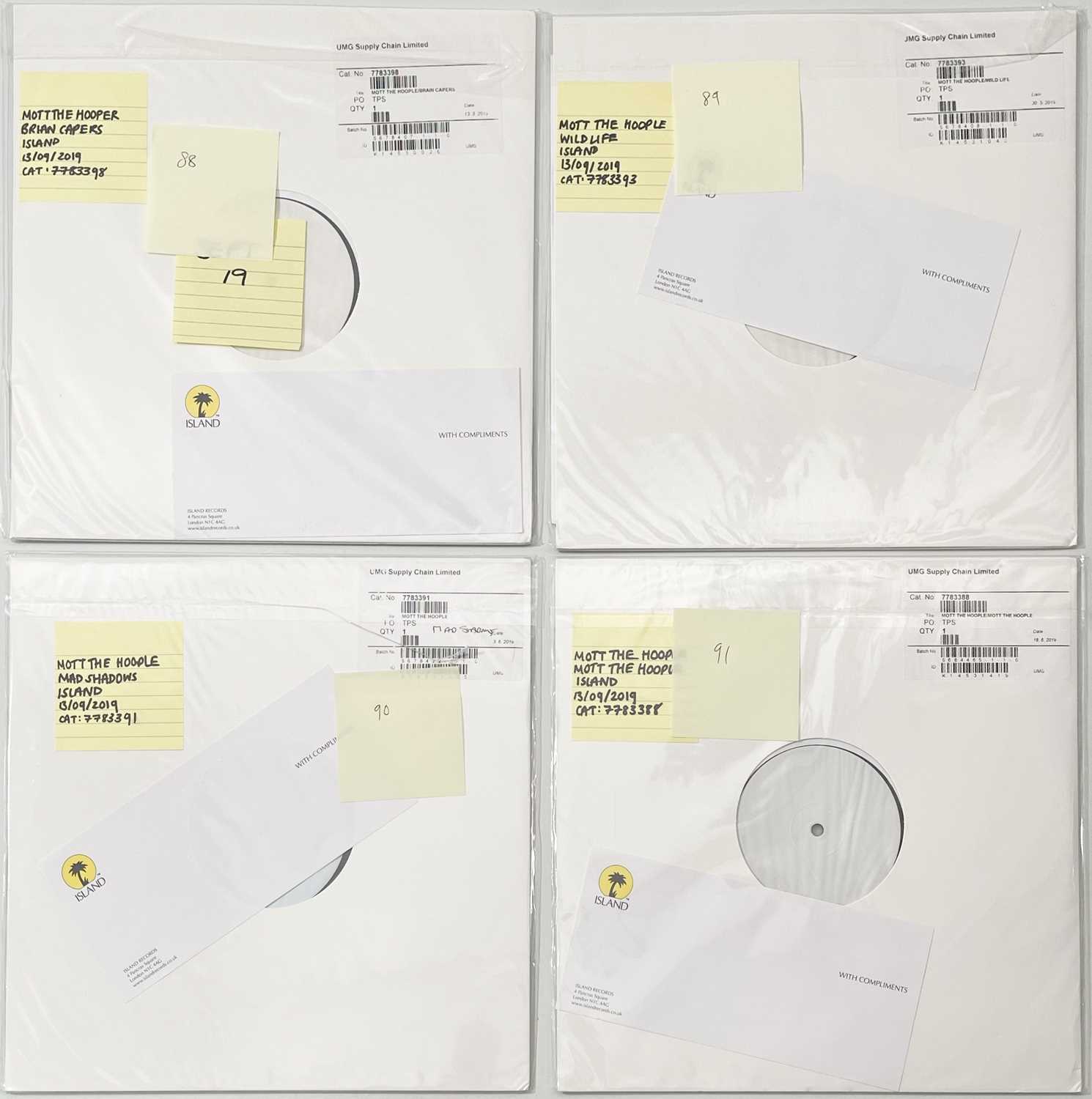Lot 87 - MOTT THE HOOPLE - LPs (2019 PRESSINGS - ISLAND)