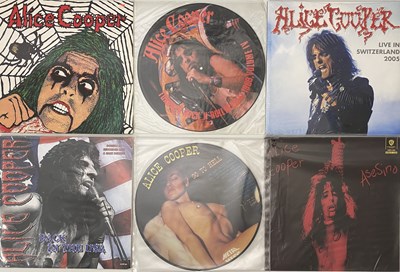 Lot 1146 - ALICE COOPER - PICTURE DISCS/ PRIVATE RELEASES/ RADIO SHOW LPs