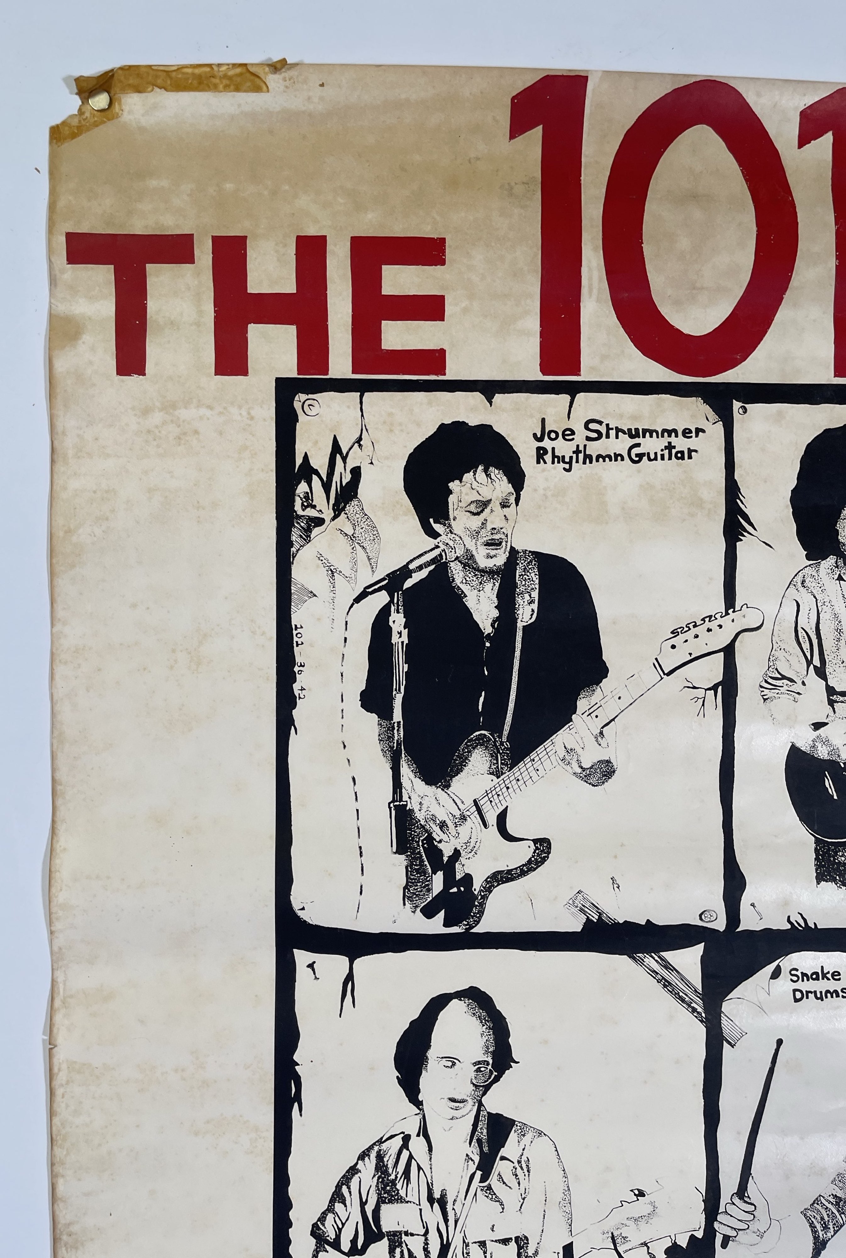 Lot 21 - THE CLASH INTEREST / JOE STRUMMER - AN