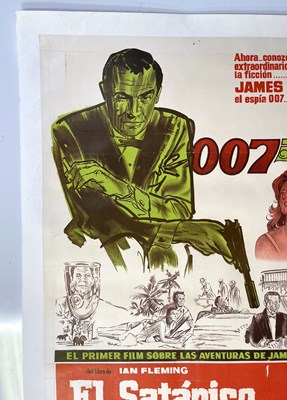 Lot 69 - JAMES BOND - DR. NO (1962) ARGENTINIAN FILM POSTER.