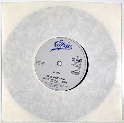 Lot 243 - OZZY OSBOURNE - SHOT IN THE DARK FULLY SIGNED 7"