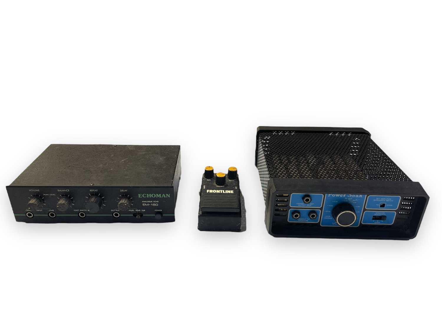Lot 4 - MUSICAL EQUIPMENT (ECHOMAN, POWER SOAK, FRONTLINE)