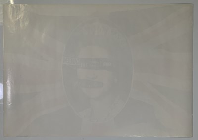 Lot 128 - THE SEX PISTOLS - AN ORIGINAL PROMOTIONAL POSTER FOR GOD SAVE THE QUEEN.