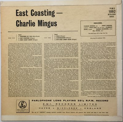Lot 22 - CHARLIE MINGUS - EAST COASTING BY CHARLIE MINGUS LP (PMC 1092)