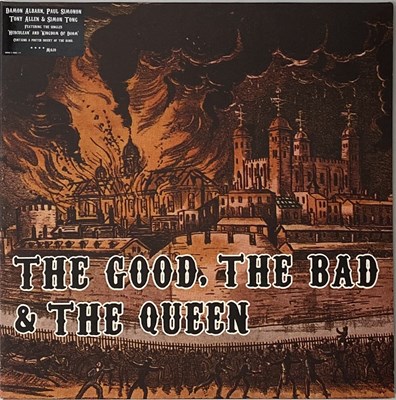 Lot 264 - THE GOOD, THE BAD & THE QUEEN - S/T LP (UK OG W/ POSTER - PARLOPHONE - 0094637306710)