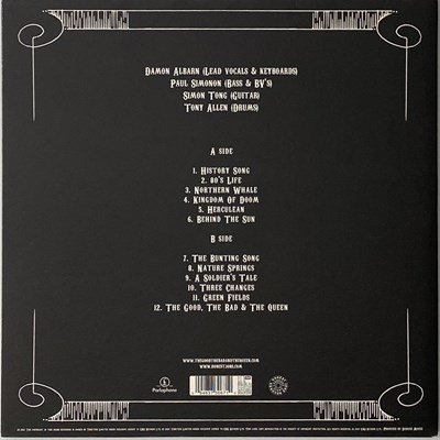 Lot 264 - THE GOOD, THE BAD & THE QUEEN - S/T LP (UK OG W/ POSTER - PARLOPHONE - 0094637306710)