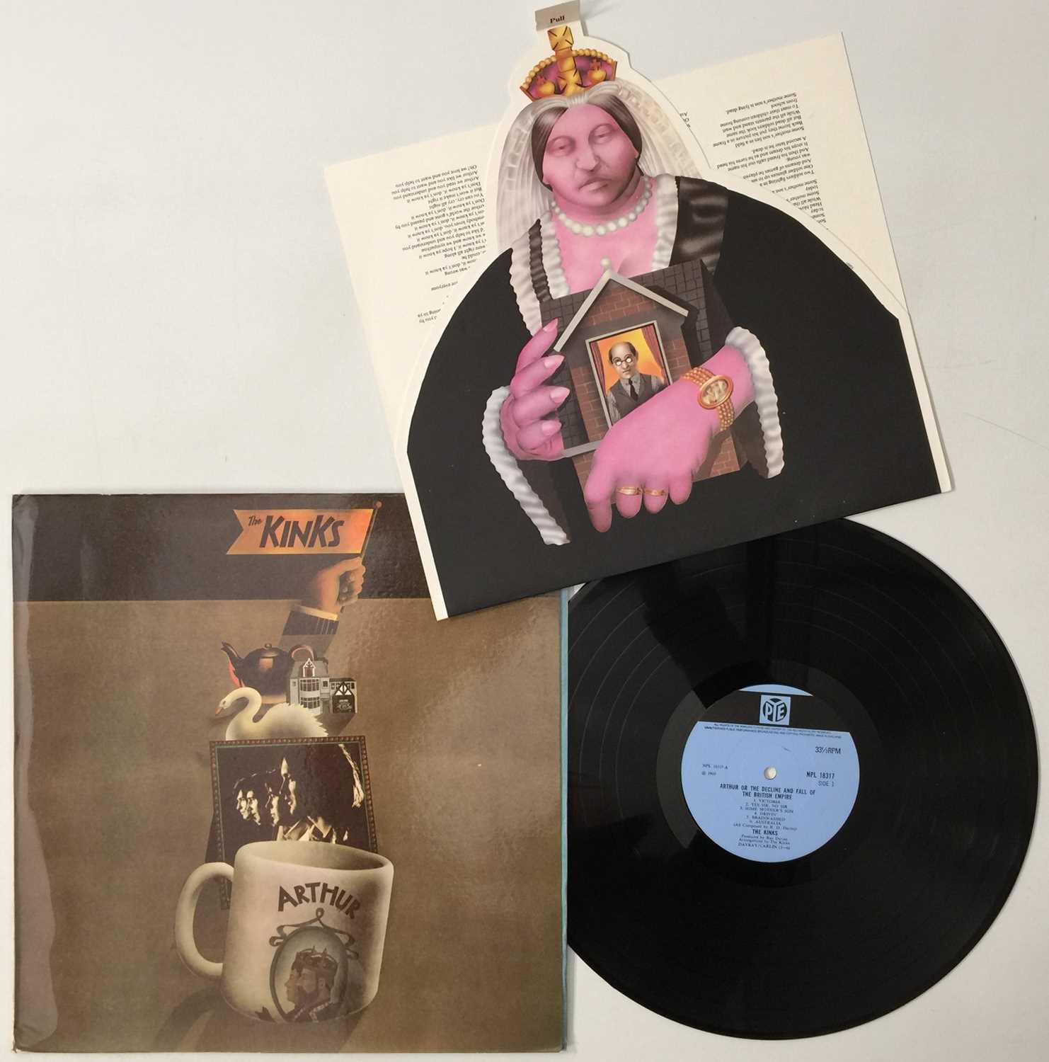 Lot 16 - THE KINKS - ARTHUR OR THE DECLINE AND FALL OF THE BRITISH EMPIRE LP (OG UK MONO - NPL 18317)