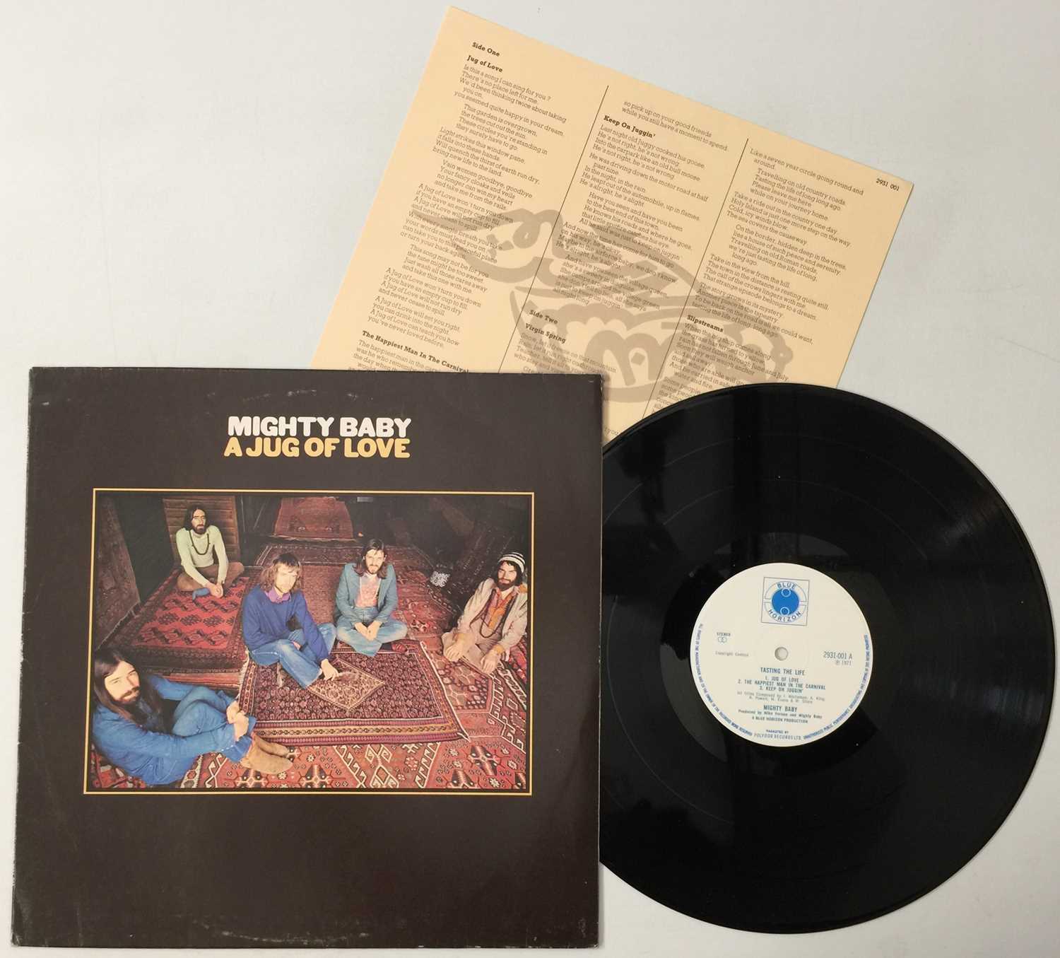Lot 20 - MIGHTY BABY - A JUG OF LOVE LP (UK ORIGINAL - WITH INSERT - BLUE HORIZON - 2931 001)