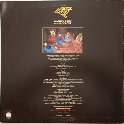 Lot 20 - MIGHTY BABY - A JUG OF LOVE LP (UK ORIGINAL - WITH INSERT - BLUE HORIZON - 2931 001)