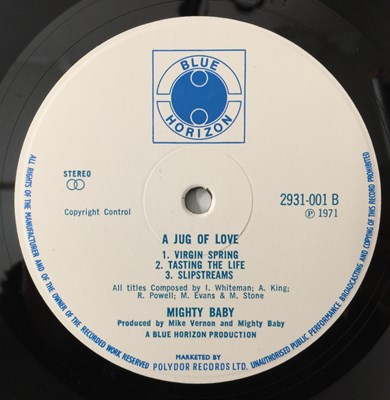 Lot 20 - MIGHTY BABY - A JUG OF LOVE LP (UK ORIGINAL - WITH INSERT - BLUE HORIZON - 2931 001)
