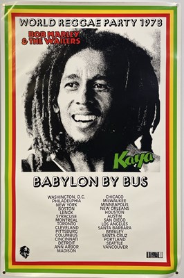 Lot 252 - BOB MARLEY US KAYA TOUR POSTER 1978.