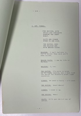 Lot 203 - DOCTOR WHO INTEREST - MYSTERIOUS PLANET CAMERA SCRIPT - 1986.