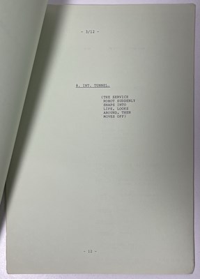 Lot 203 - DOCTOR WHO INTEREST - MYSTERIOUS PLANET CAMERA SCRIPT - 1986.