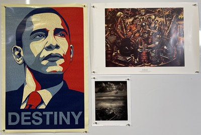 Lot 76 - ART AND EXHIBITION POSTERS INC PIRANESI / TURNER / MAN RAY.