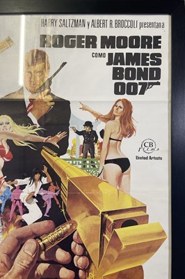 Lot 146 - JAMES BOND - THE MAN WITH THE GOLDEN GUN (1974) - ORIGINAL SPANISH FILM POSTER.