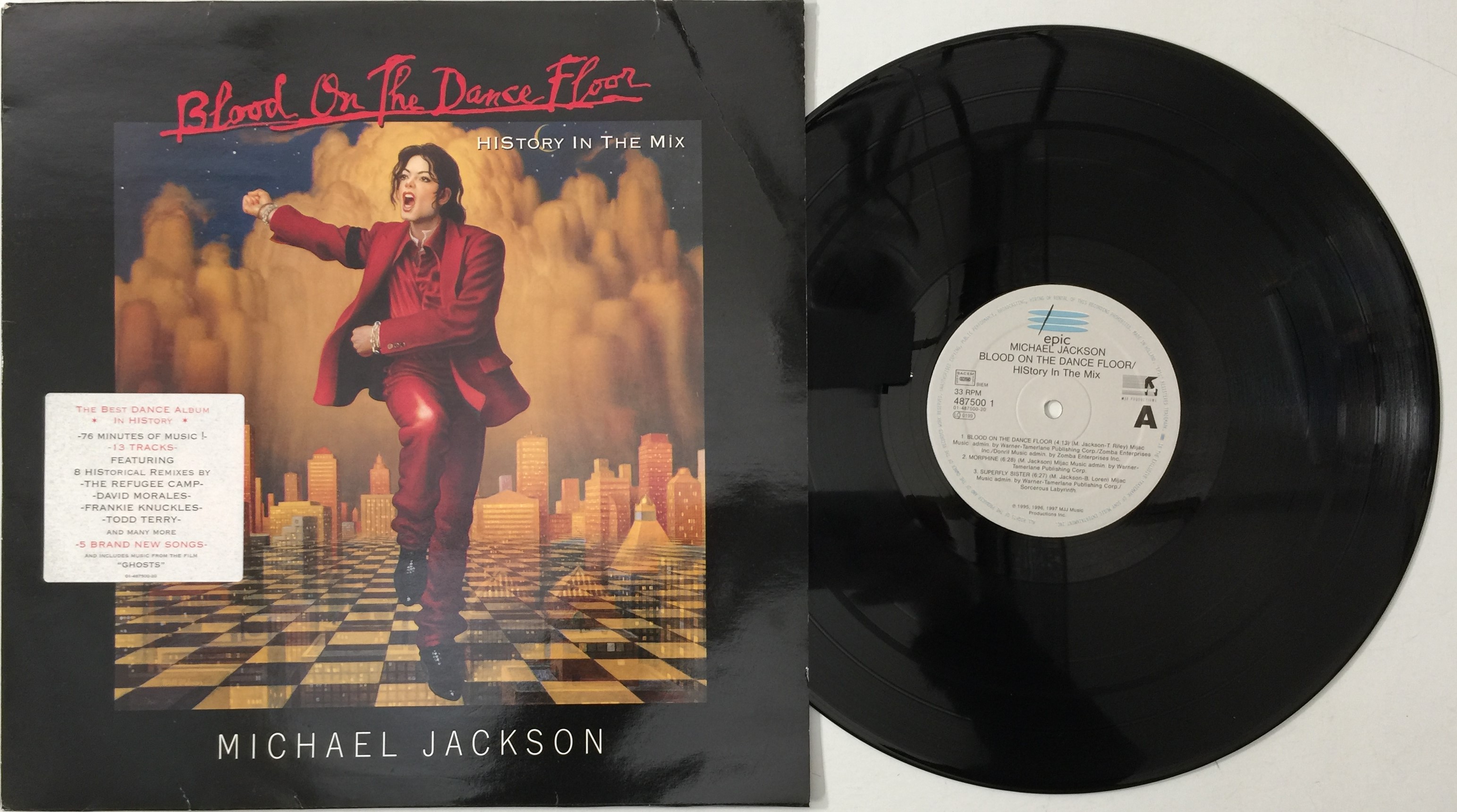 Lot 122 - MICHAEL JACKSON - BLOOD ON THE DANCE FLOOR/
