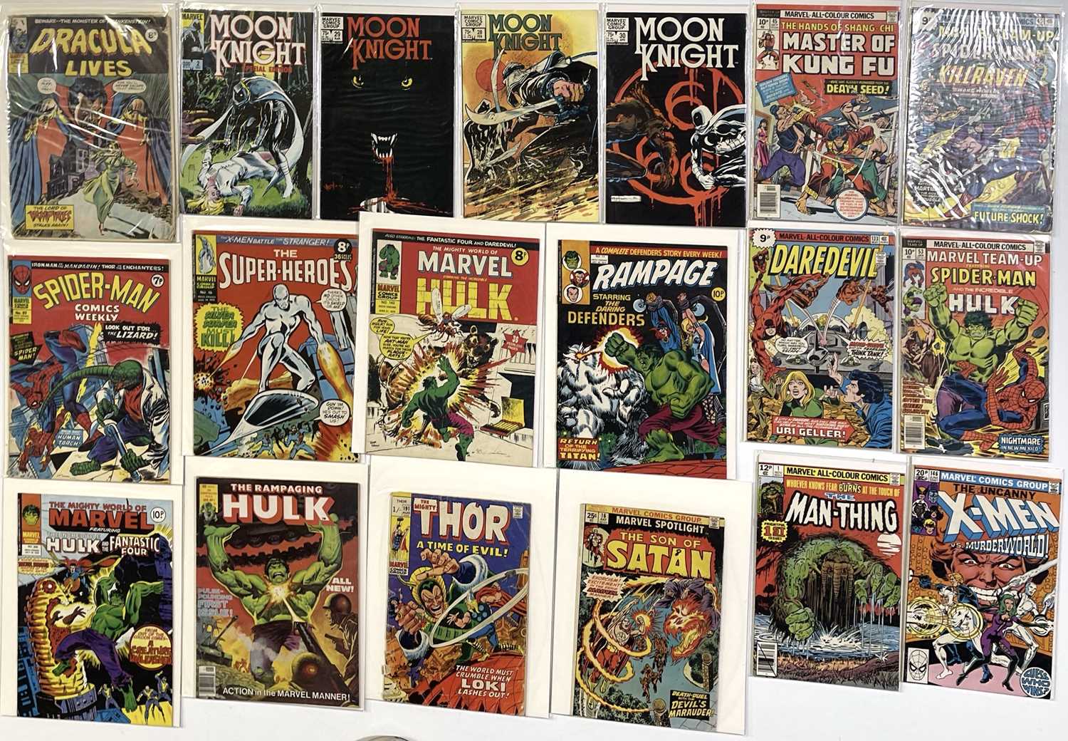 Lot 52 - MARVEL COMICS - INC CAPTAIN BRITAIN #1/LOGAN'S RUN #1.