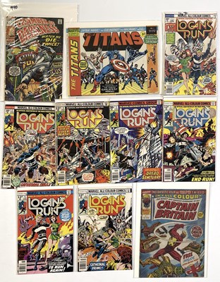 Lot 52 - MARVEL COMICS - INC CAPTAIN BRITAIN #1/LOGAN'S RUN #1.