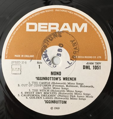 Lot 44 - IGGINBOTTOM - IGGINBOTTOM'S WRENCH LP (UK MONO ORIGINAL - DERAM - DML 1051)