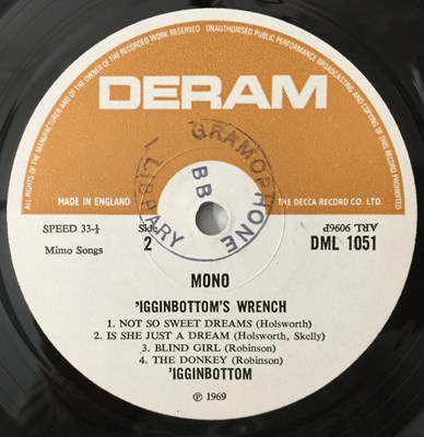 Lot 44 - IGGINBOTTOM - IGGINBOTTOM'S WRENCH LP (UK MONO ORIGINAL - DERAM - DML 1051)