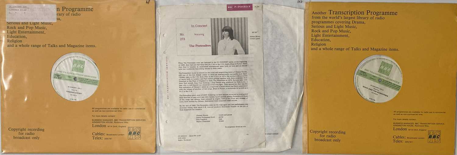 Lot 677 - NEW WAVE - BBC TRANSCRIPTION DISCS - LP PACK