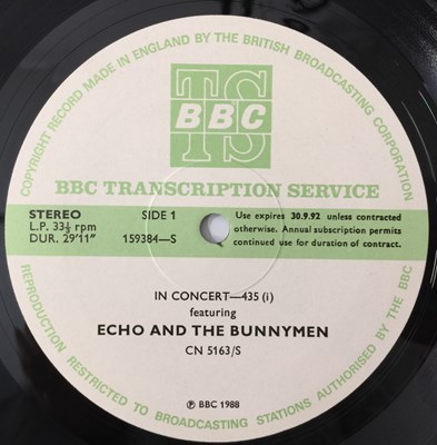 Lot 677 - NEW WAVE - BBC TRANSCRIPTION DISCS - LP PACK