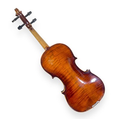 Lot 15 - ANTIQUE VIOLIN MADE BY OTTO JAEGER, FRANKFURT.