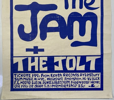 Lot 428 - THE JAM - A RARE CONCERT POSTER FOR THE FRIARS CLUB,  1978.