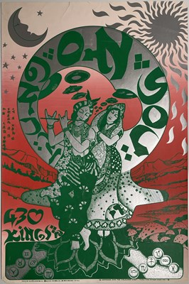 Lot 73 - BRITISH PSYCH - HAPSHASH AND THE COLOURED COAT - HUNG ON YOU ORIGINAL SHOP POSTER.