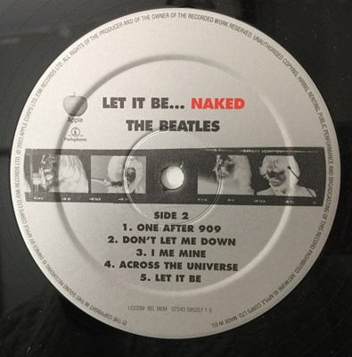 Lot 31 - THE BEATLES - LET IT BE NAKED LP (2003 + 7"/ BOOKLET - 07243 595438 0 2 - OG WITH MISPRINT)