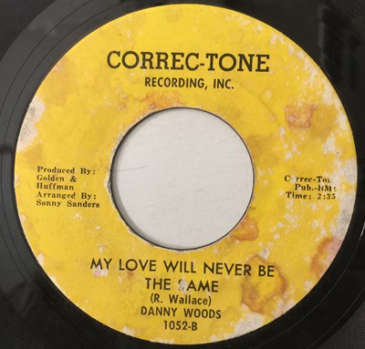 Lot 68 - DANNY WOODS - YOU HAD ME FOOLED 7" (CORREC-TONE 1052)
