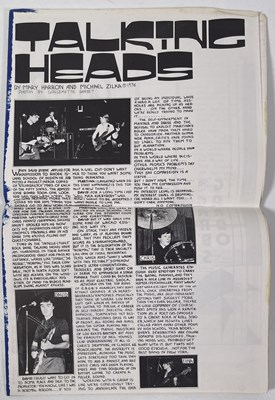 Lot 555 - PATTI SMITH - SIGNED COPY OF 'PUNK' ZINE #2.