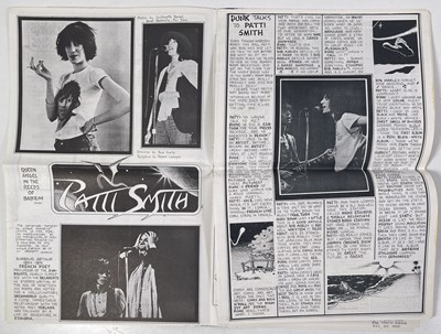 Lot 555 - PATTI SMITH - SIGNED COPY OF 'PUNK' ZINE #2.