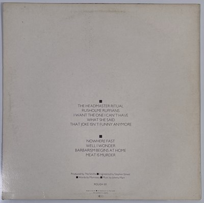 Lot 163 - THE SMITHS - MEAT IS MURDER LP (ORIGINAL UK WHITE LABEL TEST PRESSING - ROUGH 81)