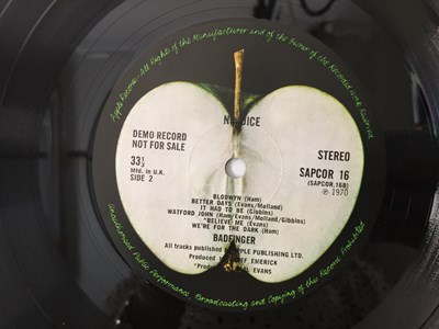 Lot 360 - BADFINGER - NO DICE LP (ORIGINAL PRESSING - PROMO - SAPCOR 16)