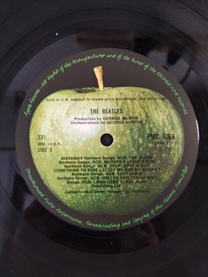 Lot 860 - THE BEATLES - WHITE ALBUM LP (EARLY UK - 0004737 - PMC 7067/ 68)