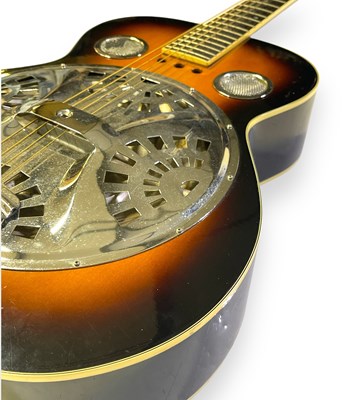Lot 91 - JOHN'S GUITARS - A REGAL RESONATOR ACOUSTIC GUITAR.