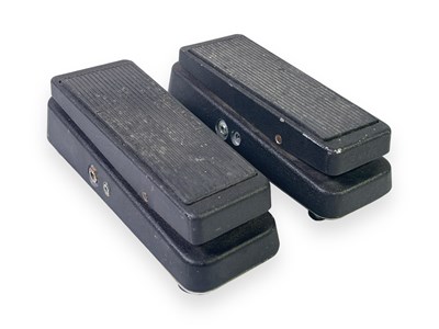 Lot 66 - JOHN'S EQUIPMENT - PAIR OF DUNLOP CRY BABY PEDALS.