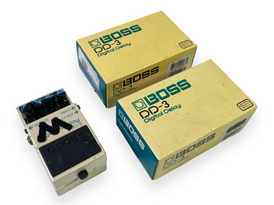 Lot 79 - JOHN'S EQUIPMENT - BOSS DD-3 DIGITAL DELAY PEDALS.