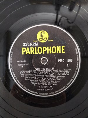 Lot 33 - THE BEATLES - WITH THE BEATLES LP (PMC 1206 - JOBETE ORIGINAL PRESSING)