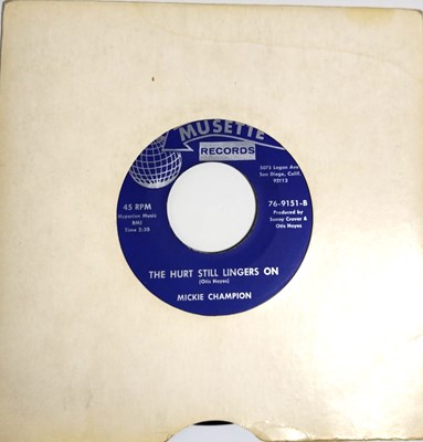 Lot 133 - MICKIE CHAMPION - WHAT GOOD AM I (WITHOUT YOU) C/W THE HURT STILL LINGERS ON