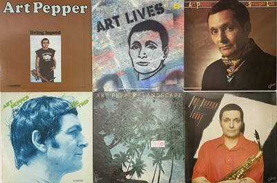 Lot 111 - ART PEPPER - LP COLLECTION (INC JAPANESE PRESSINGS)