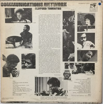 Lot 122 - CLIFFORD THORNTON QUARTET - COMMUNICATIONS NETWORK LP (US ORIGINAL - THIRD WORLD - LP 12272)