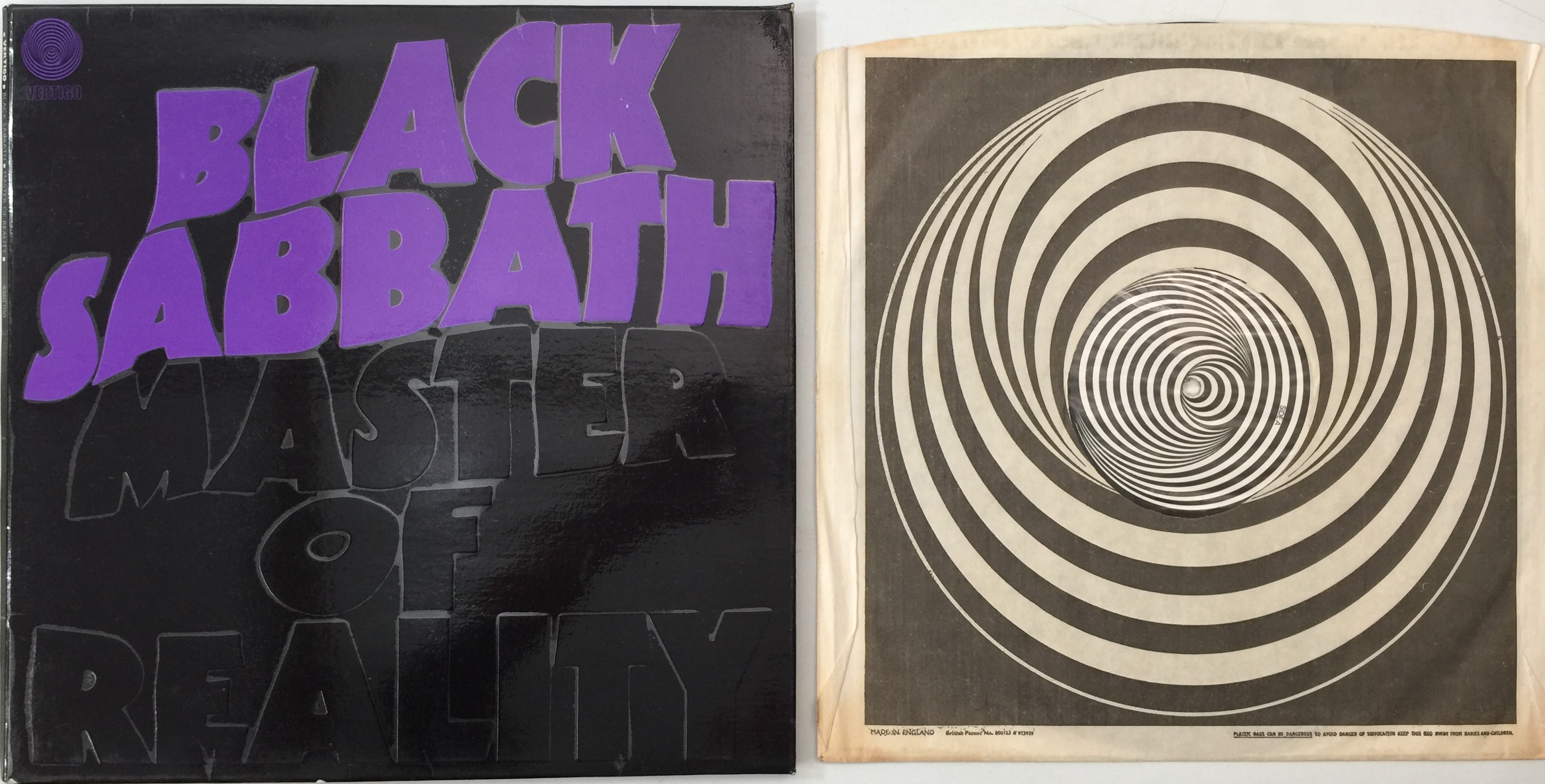 Black Sabbath - Master of Reality サイン入り Lot 134 - BLACK SABBATH - MASTER OF REALITY LP