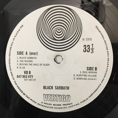 Lot 135 - BLACK SABBATH - S/T LP (UK 1ST PRESS - VERTIGO SWIRL - PHILIPS - VO6)