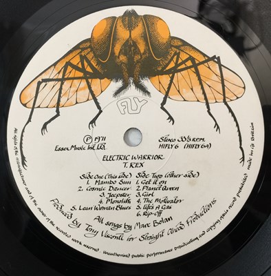 Lot 137 - T REX - ELECTRIC WARRIOR LP (UK COMPLETE ORIGINAL W/ POSTER - FLY - HIFLY 6)
