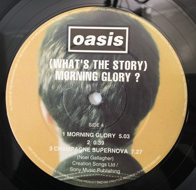 Lot 141 - OASIS - (WHAT'S THE STORY) MORNING GLORY? LP (ORIGINAL UK COPY - CREATION CRE LP 189)